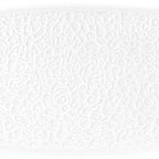 Thumbnail image #1 for Mikasa Hospitality (Lifetime Brands, Inc.) 001-770485 Coupe Platter, 17.4" x 5.67", Relief White Porcelain Case of 2