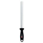 Thumbnail image #2 for Zwilling J.A. Henckels 1012358 Diamond Sharpening Steel, 12-Inch, Black Plastic Handle