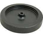 Thumbnail image #1 for AllPoints Foodservice Parts & Supplies 1201119 5-Inch Non-Marking Black Rubber Replacement Caster Wheel with Plastic Hub