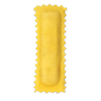 Thumbnail image #1 for Arcobaleno Pasta Equipment MOLD-AMF-RS-07A Ravioli Mold, 17 g, Rectangular, Scalloped Edge, 1-1/4" x 3-3/4"