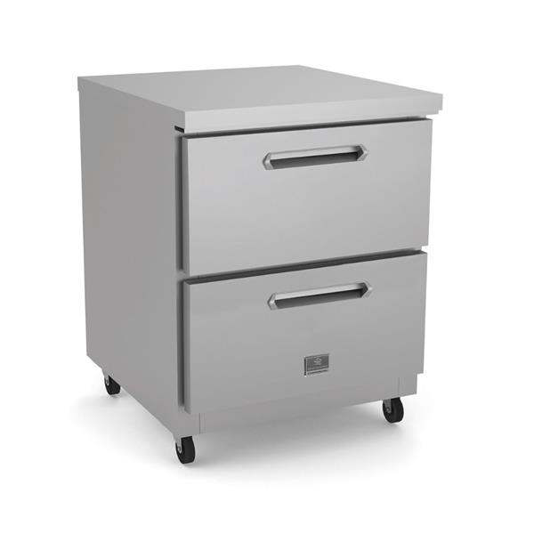 Product image #5 for Kelvinator Commercial 2-Drawer Undercounter Refrigerator, 27-Inch Wide, 32-Inch Tall, ADA Height Compliant