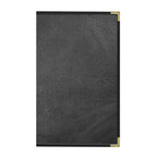 Thumbnail image #1 for Risch Seville SEVDX-6V 8.5X14 Hardback Faux-Leather Menu Cover, 8-1/2" x 14", Booklet, 6-View Case of 25