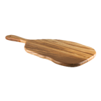 Thumbnail image #2 for Steelite International Creations Wood 6525TW301 Wood Oblong Serving Board Paddle with Handle, 15 x 7.75 in