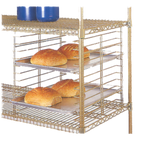 Thumbnail image #1 for SPG International Iss TR5C Pair of Tray Slides, 20 x 22-3/4 in, Fits 24 in Shelf, 1-1/2 in Spacing, Plating Plus Finish