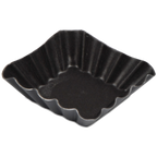 Thumbnail image #1 for JB Prince Matfer M148 B Square Petit Four Mold, 1-1/2 x 1-1/2 x 3/8 in, Non-Stick Tinned Steel
