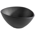 Thumbnail image #1 for Libbey APS Germany - Nero APS 85093 Black Melamine Free-Form Bowl, 16.9 oz, 7-1/2 x 6-1/2 x 3-1/2 in