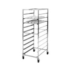 Thumbnail image #1 for Lakeside Manufacturing 155 Stainless Steel Sheet Pan Rack, 10-Pan Capacity, 5" Spacing, Open Sides