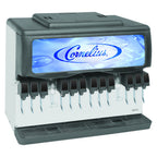 Thumbnail image #1 for Cornelius 02810 Countertop Ice & Post-Mix Beverage Dispenser, 12-Valve, 300-lb Ice Capacity, Stainless Steel