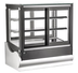Thumbnail image #5 for Omcan 36 Inch Countertop Self-Service Square Refrigerated Display Case, 6.5 Cu. Ft., Black