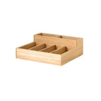 Thumbnail image #1 for Steelite International Creations Buffet 7369MW512 Square Wood Sugar Box, Blonde, 8.875 x 8.875 x 2.5 in