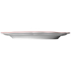 Thumbnail image #2 for Steelite International Folio, Porcelain 62535FP817 Oval Porcelain Platter, Adelina Giselle Maroon, 13" x 10.5" x 1" 1 Dozen