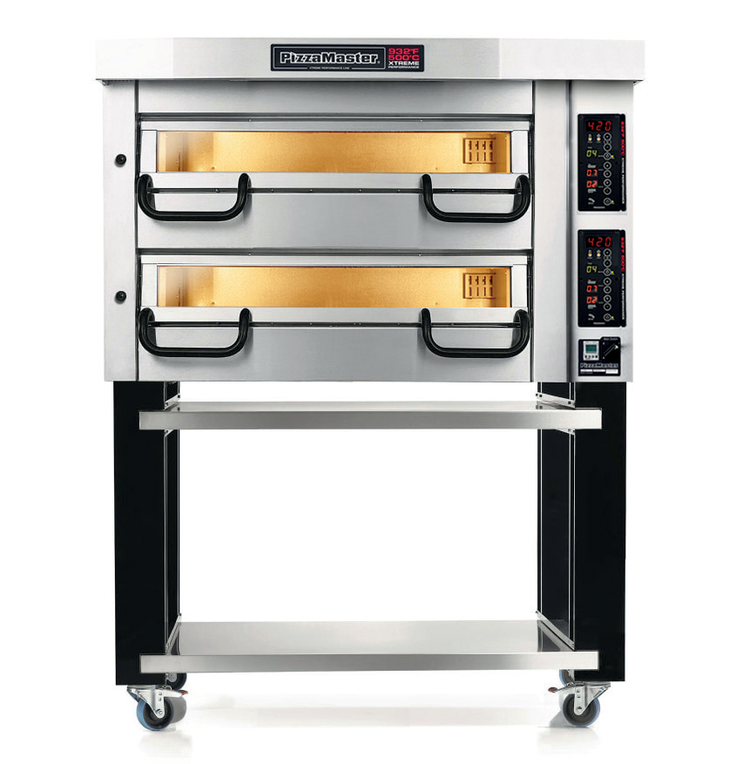 Product image #5 for PizzaMaster PM 922ED 2-Deck Electric Pizza Deck Oven with Hearth Stone Baking Surface
