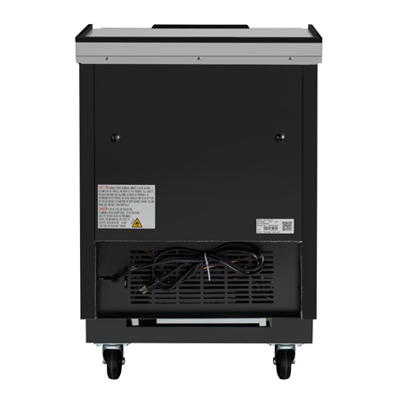 Product image #7 for KoolMore 25-Inch Commercial Glass Froster, 5 Cu. Ft., Black Steel Finish