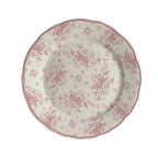 Thumbnail image #1 for Steelite International HL Ivory HL54163888 Round China Plate, 6-1/4", Carolyn Liliana Rose, Scalloped Edge Case of 3 Dozen
