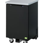 Thumbnail image #1 for Refrigeration X XBB-1SB-N6 1-Door Back Bar Cooler, 23-5/8"W x 29-3/4"D x 34-1/2"H, Stainless Steel Top, Black Exterior