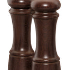 Thumbnail image #1 for Chef Specialties Professional Series Elegance 06102 6-Inch Walnut Salt and Pepper Mill Set with Stainless Steel Pepper Grinder