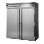 Thumbnail image #1 for Utility Refrigerator RTF-68-SS-2S-2S-L Two-Section Roll-Thru Freezer, Solid Stainless Steel Doors, Stainless Interior/Exterior, 1 HP