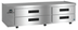 Thumbnail image #2 for Hoshizaki Steelheart Two-Section Refrigerated Equipment Stand with 4 Drawers, 85 Inches Wide