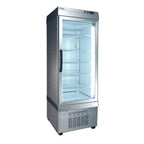 Thumbnail image #1 for GTI Designs Lexus Series - Classic CL41R One-Section Glass Door Refrigerated Merchandiser, 26.5"W, Bottom-Mount Self-Contained, Silver