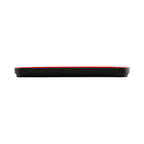 Thumbnail image #2 for G.E.T. Karma - EGS JWL11852T-BR Rectangular Melamine Bento Box Lid, Red Interior/Black Exterior, 11-1/4 x 8-3/4 x 1 in Case of 3
