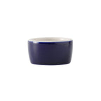 Thumbnail image #1 for Tuxton China DuraTux®© B2X-0203 Ceramic Ramekin, 2 oz, Round, Cobalt/Eggshell Case of 4 Dozen