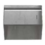 Thumbnail image #1 for GSW USA HS-CFO Manual Wall-Mounted Stainless Steel Paper Towel Dispenser for C-Fold/Multifold Towels, 16"W x 14-3/4"H x 4-3/4"D