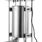 Thumbnail image #5 for Uniworld Foodservice Equipment USSC-DL10E 25 lb Electric Vertical Gear-Driven Sausage Stuffer with Stainless Steel Cylinder