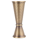 Thumbnail image #1 for Mercer Culinary Barfly M37306SPTABR Japanese Style Jigger, 25 & 50 ml, Internal Marking Lines, Antique Brass Finish Case of 12