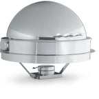 Thumbnail image #2 for Vollrath Somerville™ 4634110 6 Qt Round Drop-In Chafer with Roll-Top Cover, Stainless Steel Mirror Finish, Canned or Electric Heat