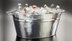 Thumbnail image #4 for American Metalcraft Hammered 18/8 Stainless Steel Party Tub, 25.25 Qt.