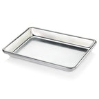 Thumbnail image #2 for New Star Foodservice Inc. 33977 Solid Aluminum Bun/Sheet Pan, 9-2/3 x 6-2/3 x 1 in, 18 Gauge Case of 12