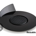 Thumbnail image #2 for Louis Tellier US Silikomart PLASTICRDBKTRAY Round Non-Slip Plastic Bakery Display Tray, Black, 3.38" Diameter Case of 10