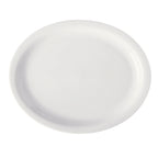 Thumbnail image #1 for G.E.T. Corona, Actualite PA1101807812 . . Porcelain Oval Platter, 13" x 11", Narrow Rolled Edge 1 Dozen