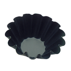 Thumbnail image #1 for Matfer Bourgeat Exopan 330136 Steel Brioche Mold, 14 Flutes, Nonstick Coated, 7-7/8 in Diameter x 3-1/8 in High
