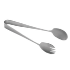 Thumbnail image #1 for TableCraft 4404 Stainless Steel Serving Tongs, 9-1/2", Dishwasher Safe Case of 12