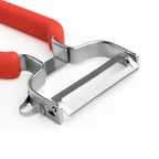 Thumbnail image #2 for Browne USA Foodservice 575431 Y Vegetable Peeler, Dual Serrated Stainless Steel Blade, Integrated Side Cutter, Blade Protector Case of 144