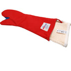 Thumbnail image #1 for AllPoints Foodservice Parts & Supplies Tucker 1331304 18-Inch Poly-Cotton Oven Mitt with Removable Liner