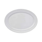 Thumbnail image #1 for Reserve by Libbey - Parisian 113335 Porcelain Oval Coupe-Rim Platter, 11.3" x 8.25", White