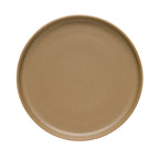 Thumbnail image #1 for Libbey Driftstone DRI-20-S Round Porcelain Coupe Plate, 10-1/2" Diameter, Flat Edge, Satin Matte Sand Finish