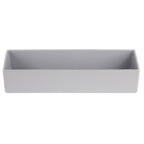 Thumbnail image #1 for G.E.T. Bugambilia COMP05 . . Salad Bar Bowl, 2.6 qt, Rectangular Cast Aluminum with Resin Coating, 14-7/8" x 5" x 3"