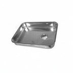 Thumbnail image #1 for Alfa International 22 H PAN Replacement Pan for #22 Chopper Attachment, 12 x 9 x 2 in, Stainless Steel