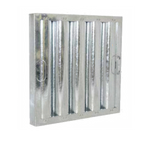 Thumbnail image #1 for Component Hardware Flame Gard FG51-1216 Galvanized Fixed Baffle Hood Filter, 12"H x 16"W x 1-3/4" Thick Case of 6