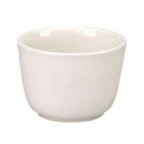 Thumbnail image #1 for Vertex China Buckingham CTC-45-W Handleless Vitrified China Chinese Tea Cup, 4-1/2 oz, Rolled Edge, American White Case of 3 Dozen