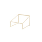 Thumbnail image #1 for Steelite International Creations Buffet 7365MW341 Rectangular Angled Buffet Riser, Pivot, Ivory Metal, 13.875 x 11.5 x 8.5 in