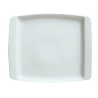 Thumbnail image #1 for Libbey Chef's Selection 911194490 Rectangular Porcelain Platter with Handles, 11-1/4" x 9-3/8"
