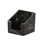 Thumbnail image #2 for Cal-Mil 3309-124 Resin Napkin Holder, White Marble, 6.25" x 6.25" x 5.5"H