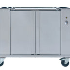 Thumbnail image #1 for Rotisol USA MasterFlame 9SCIL Heated Stainless Steel Base Cabinet with Retractable Table, 38 in W, 1 Shelf