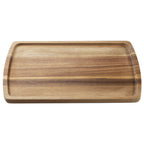 Thumbnail image #1 for TableCraft Products Acacia 12183 Rectangular Acacia Wood Board Plate, 11 x 8 x 0.5 inches Case of 12