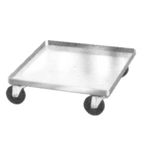 Thumbnail image #1 for Dinex DXP750 Dish Rack Dolly, Platform, Single Stack, for 20 x 20 in Racks, Stainless Steel, 4 in Swivel Casters