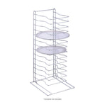 Thumbnail image #1 for CAC China APZR-15 15-Tier Pizza Pan Rack, 1-3/4" Shelf Spacing, Chrome-Plated Steel, Welded Case of 2